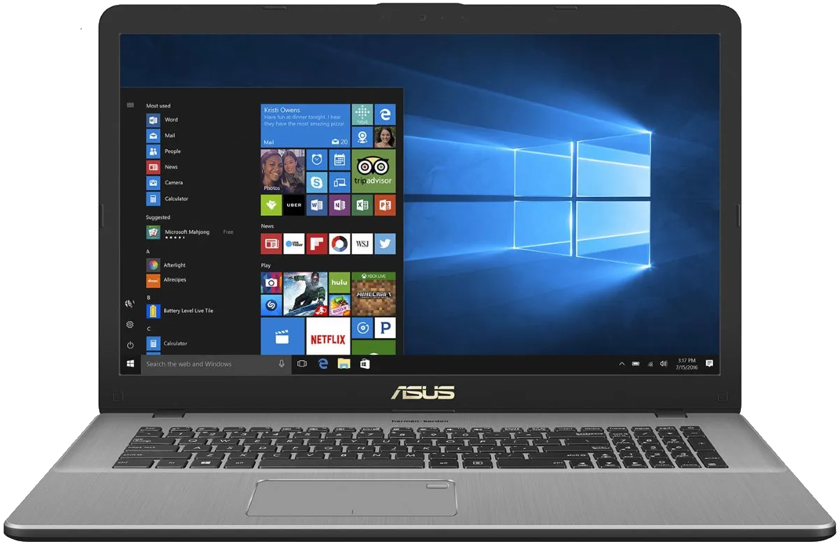 Чистка от пыли Asus 17 N705UF