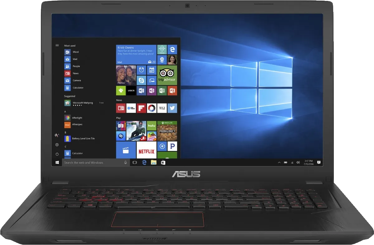 Чистка от пыли Asus FX753VE
